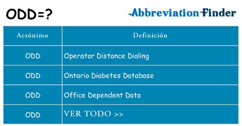 que significa odd en español|Odd in Spanish .